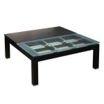 Square Coffee Table With Decorative Storage